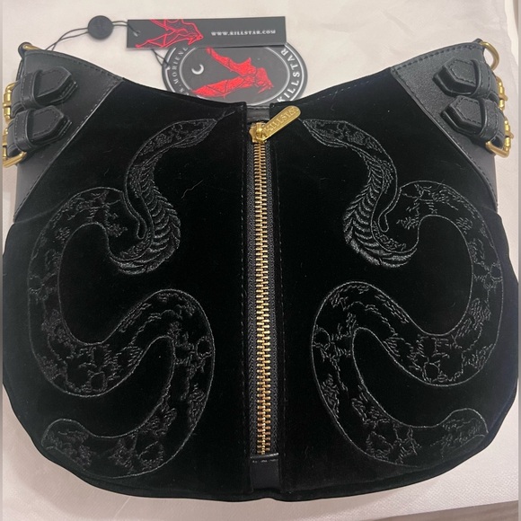 Killstar Adder Black Bag - snakes - Picture 2 of 12